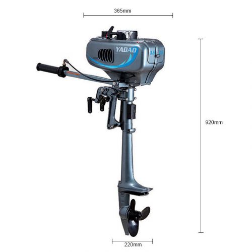 2Stroke Outboard Motor Boat Engine W/ Water Cooling CDI System Heavy Duty 3.5HP, US $197.05, image 8