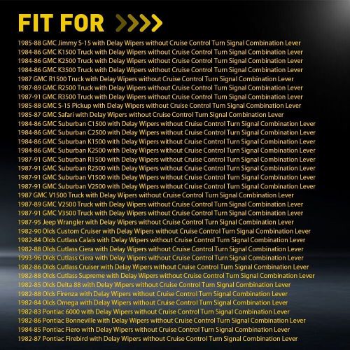 Turn Signal Switch For 1984-1986 GMC Suburban K1500 Durable, US $19.99, image 4