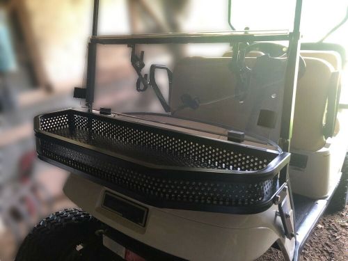 Black Front Clay Cargo Basket For EZGO TXT Golf Cart 1994+ w/ Mounting Brackets, US $96.50, image 4