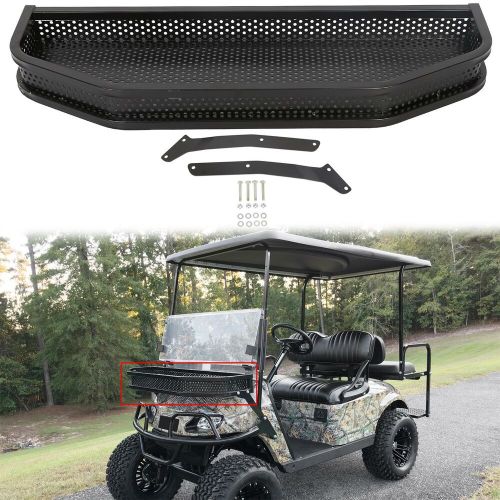 Black Front Clay Cargo Basket For EZGO TXT Golf Cart 1994+ w/ Mounting Brackets, US $96.50, image 12