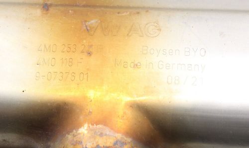 AUDI Q8 3.0L EXHAUST FRONT MUFFLER RESONATOR PIPE OEM 2019 - 2023 -CUT-, US $139.99, image 3