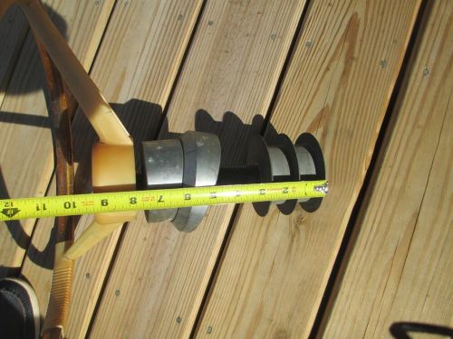 Vintage 1950's 1960's Boat Steering Wheel & Mount GOLD METAL FLAKE 15” BSMT, US $150.00, image 4