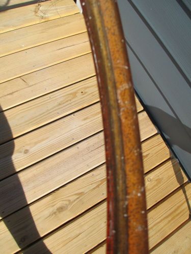 Vintage 1950's 1960's Boat Steering Wheel & Mount GOLD METAL FLAKE 15” BSMT, US $150.00, image 12