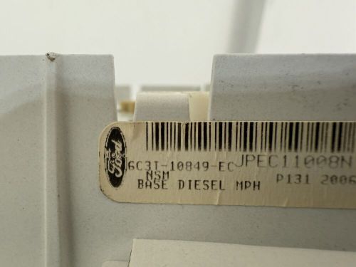 2006 FORD F250 F350 6.0L DIESEL 4WD INSTRUMENT CLUSTER SPEEDOMETER 6C3T-10849-EC, US $169.99, image 5