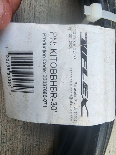 NOS-Uflex Boat Steering Hose Kit KITOBBHBR-30' Bulkhead Hydraulic 30 FT, US $39.99, image 3