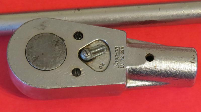 Snap-on tools 3/4” drive lv 72 ratchet head with handle – usa