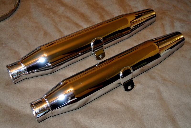 Buy Harley Davidson XL 883 1200 Sportster Exhaust Pipes Mufflers 65613