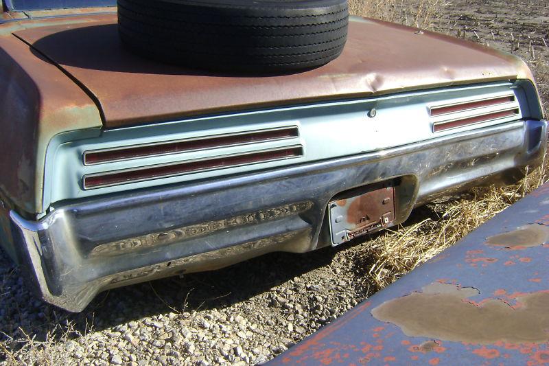 1967 67 pontiac grand prix rear bumper solid
