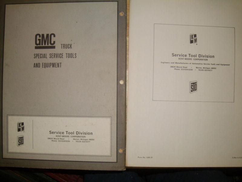 1968 GMC SERVICE TOOL BOOKLET ORIG. G.M. TOOL BOOK WITH ORIG. TOOLS PRICE SHEET!, US $24.50, image 4