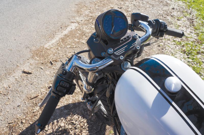 Buy Burly Chrome Clubman Handlebars Drilled for Harley Sportster Dyna