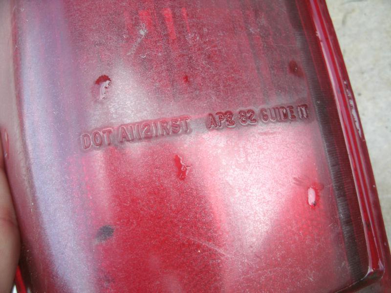 1982 82 83 84 85 86 GMC S10 Blazer Jimmy Tail Light Housing Lenses Pair Lamp OEM, US $19.99, image 4