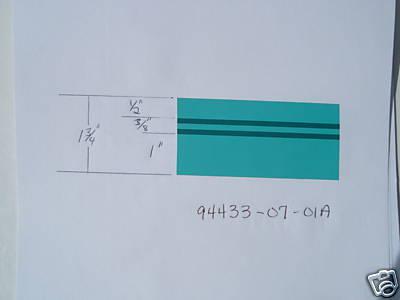 1 3/4" blue metallic sticker pinstripe 94433-07-01a