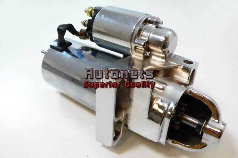 Buy SBC Chevy Chrome Aluminum High Torque Mini Starter 168 flywheel 2.4