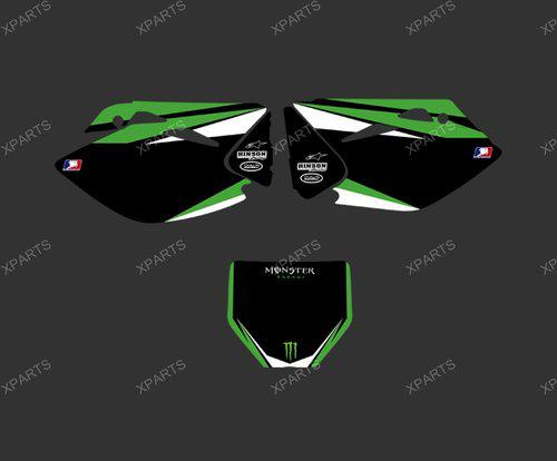 TEAM GRAPHICS & BACKGROUNDS DECALS For KAWASAKI KX450F KXF450 2006 2007 2008, US $44.99, image 3