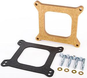 Edelbrock 8724 carb spacer , wood