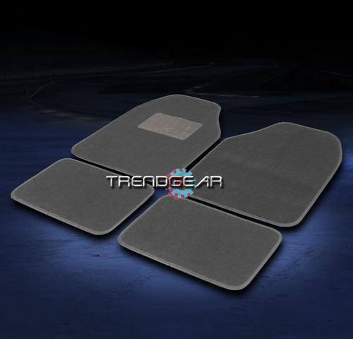 Universal 4pcs floor mat carpet jdm grey dodge eagle talon ford f-150 gmc sierra