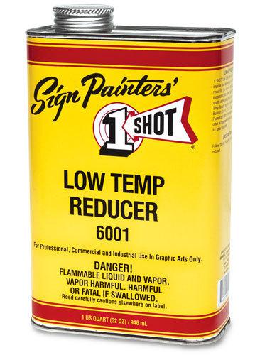 1 shot reducer low temperature paint thinner quart