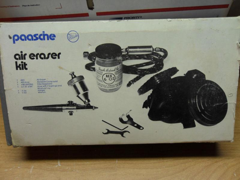 Paasche the air eraser decorative etching on glass erasing color & removing rust