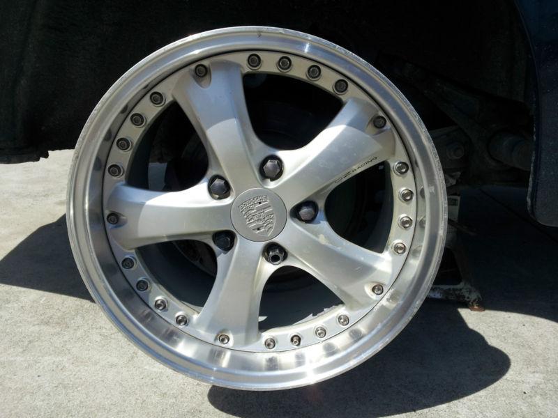 Oz racing wheels 17" staggered for porsche multi-piece, falken tires