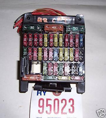 Cadillac 98 catera fuse box/black 1998