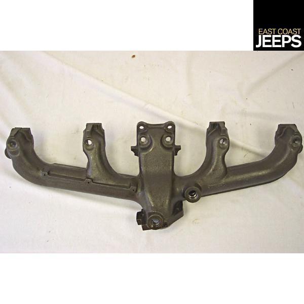 17624.16 omix-ada exhaust manifold 4.2l, 81-86 jeep cj models, by omix-ada