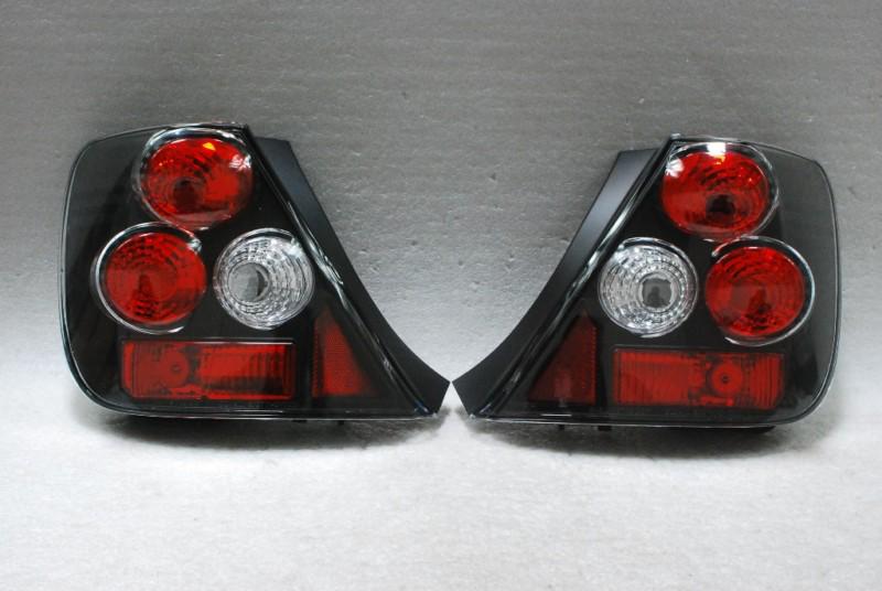 02-05 civic si 3dr hatchback altezza black tail brake lights lamps left+right