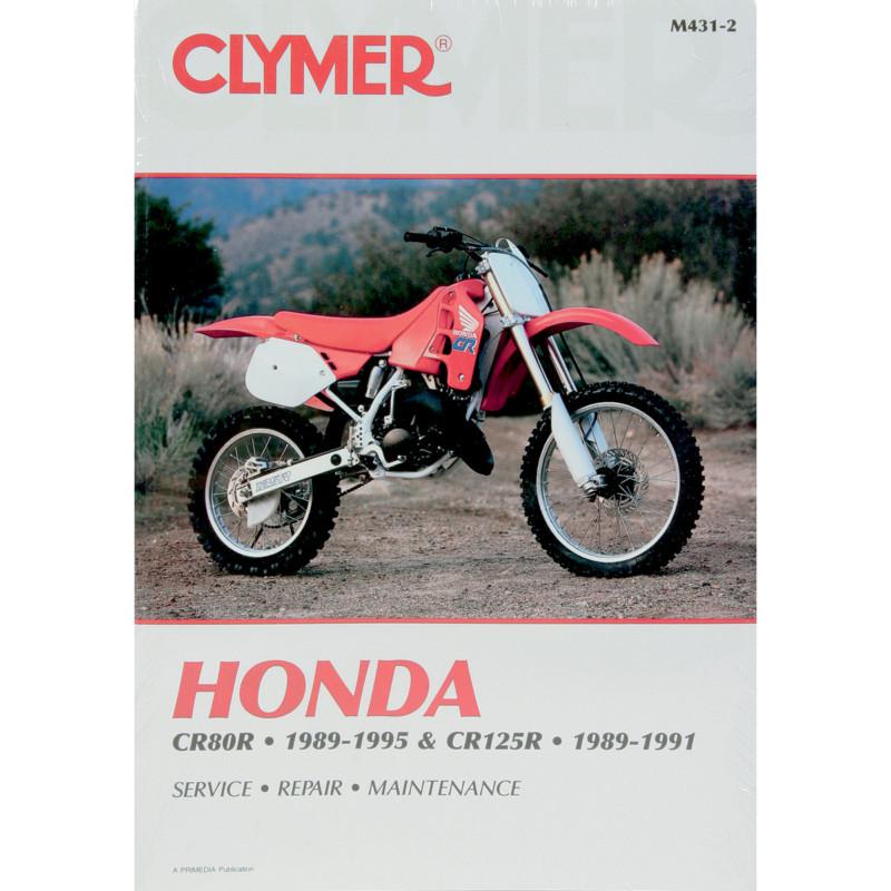 Clymer m431-2 repair service manual honda cr80 1989-1995, cr125 1989-1991