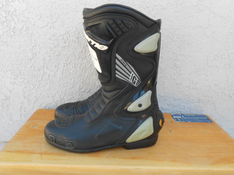 Gaerne motorcycle street touring boots black gbs system mens size 9 italy 