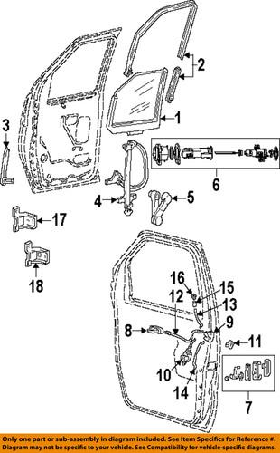 Ford oem 9c2z-1523201-a window regulator