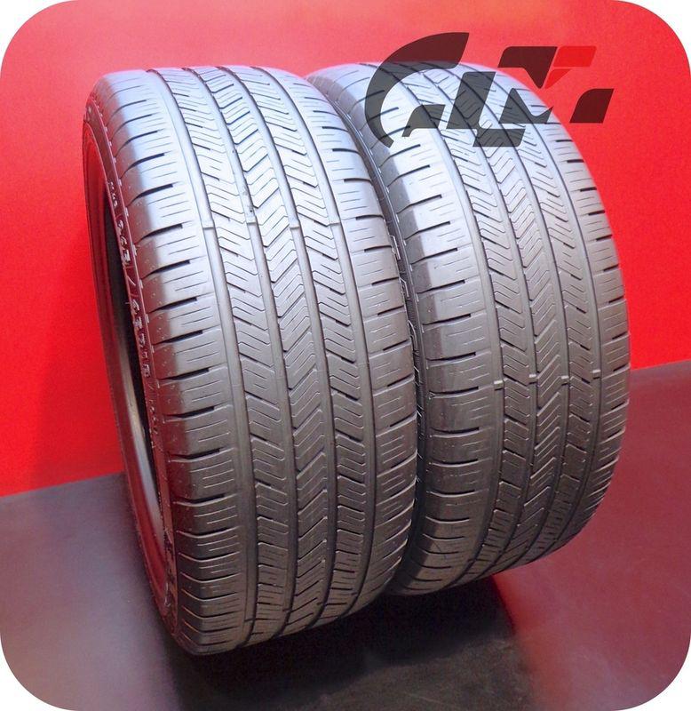 ★(2) very nice tires★ goodyear 245/45/18 eagle ls2 runflat 100v m+s bmw #25164