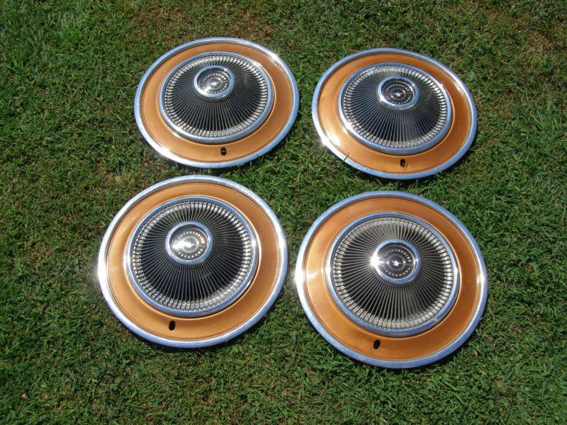 Buy 1970 1973 Thunderbird Hubcaps 1971 1972 Ford Tbird Wheel Covers