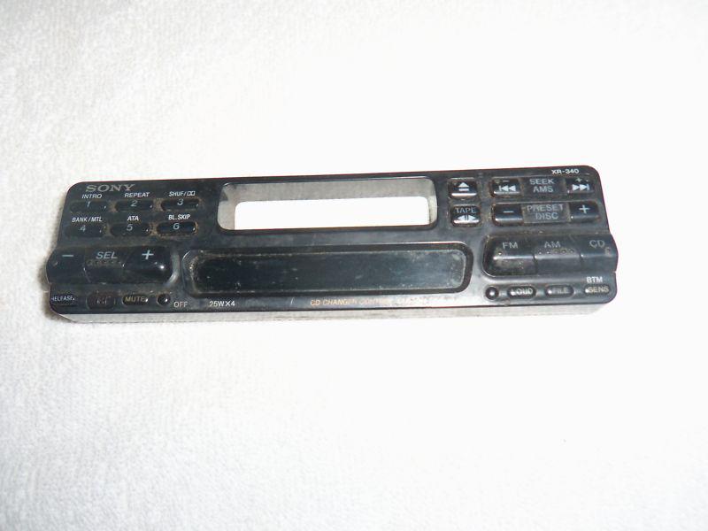 Sony car stero faceplate only... xr-340