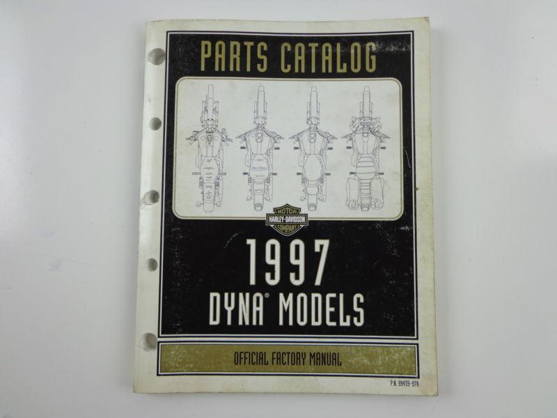 Buy Harley Davidson 1997 Dyna Models Parts Catalog Manual 9943997A in