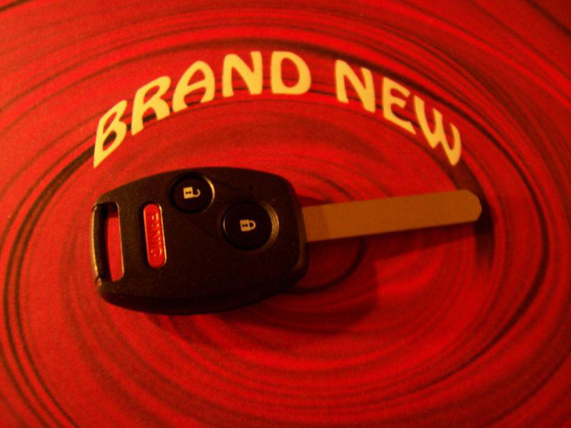 1 new uncut keyless remote 06 07 08 09 3 button honda civic  n5f-s0084a
