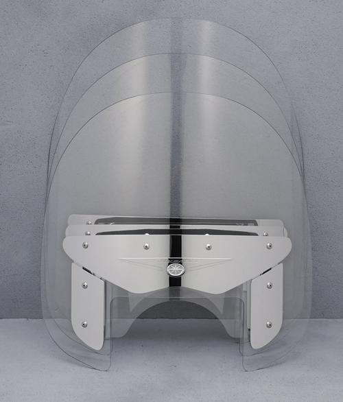 Road star quick release wide windshield & mounts kit