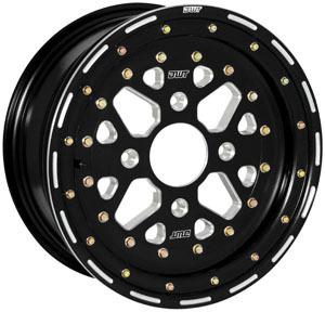 Douglas wheel sector 3 piece wheel 14x7 4b+3 offset 4/115 bolt alu black atv