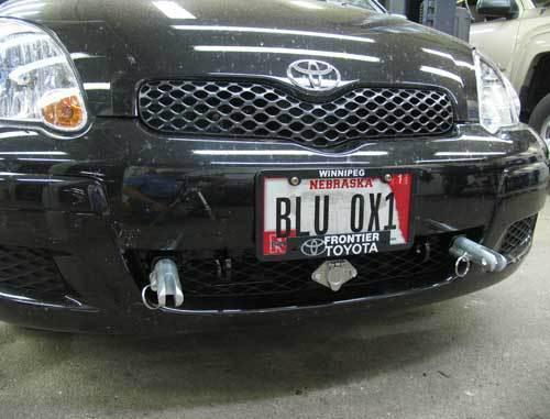 Blue ox bx3764 base plate for toyota echo 04-05