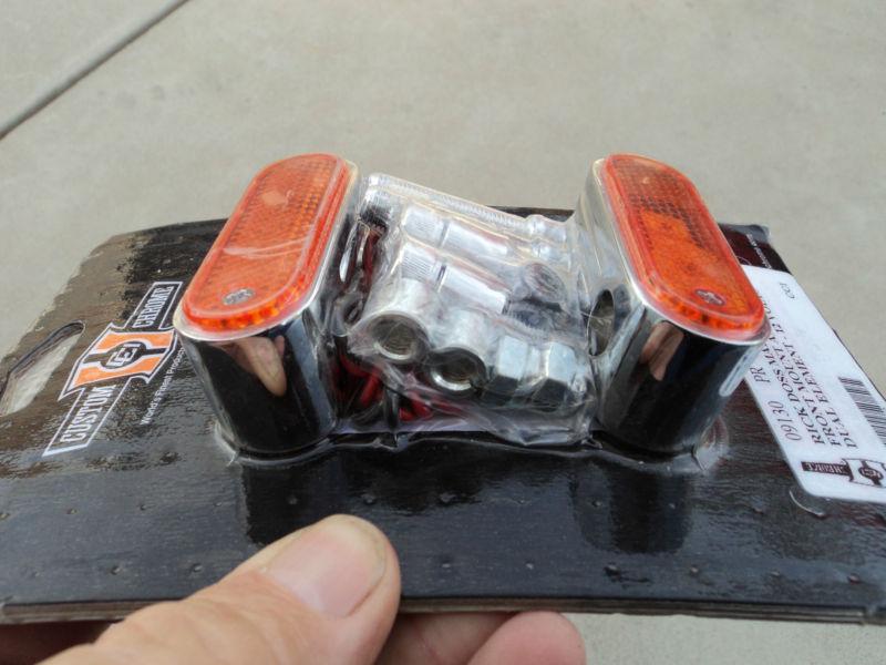 Buy Harley Rick Doss Front Mount Amber Lens Marker Lights, Dual Element