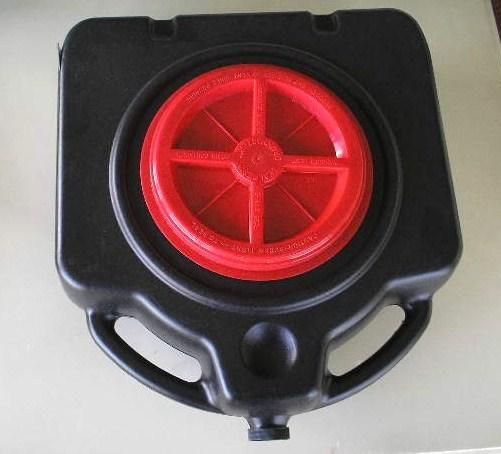 Black 15 Quart Drainmaster Drain Pan and Waste Oil Storage with Wheels, NAPA, US $15.99, image 3