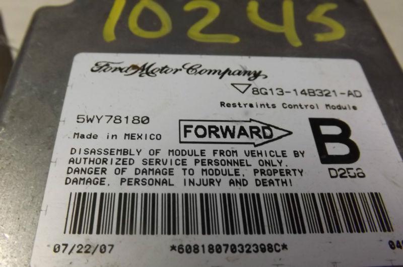 2008 Ford Taurus 3.5L AT ECU ECM Engine Computer 8G13-14B321-AD OEM, US $83.95, image 4