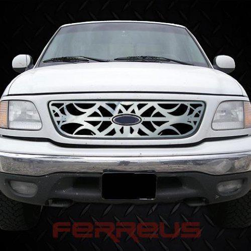 Ford f150 99-03 bar-style tribal polished stainless grill insert trim cover