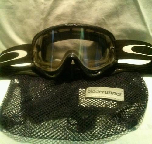 Oakley motor cross googles w/bag (read description )
