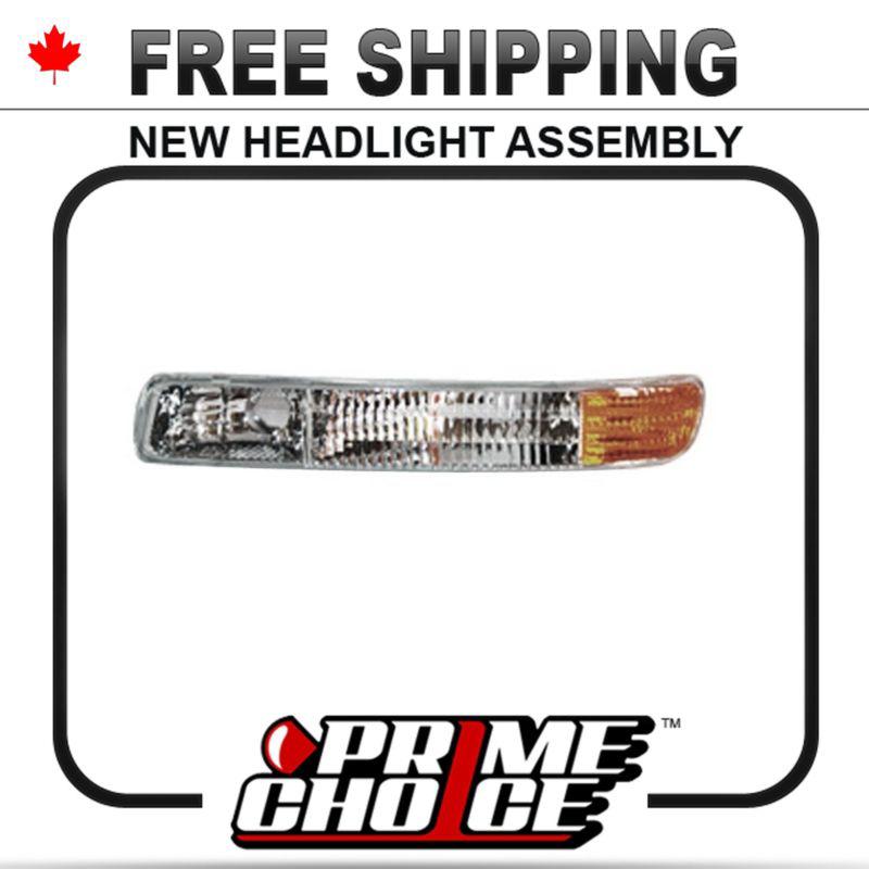 Parking/turn signal light/side marker lamp assembly for left hand driver side lh