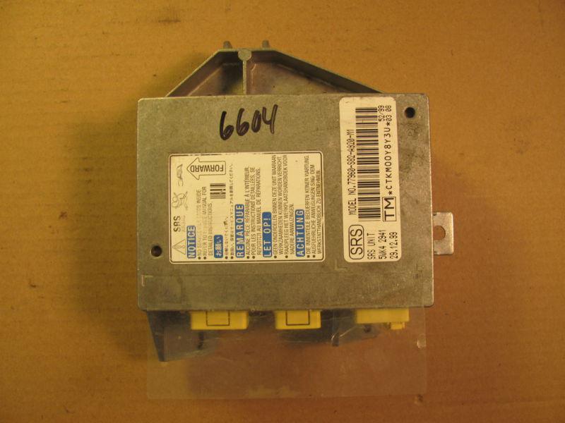 00 honda accord cpe srs air bag module number 77960-s82-a920