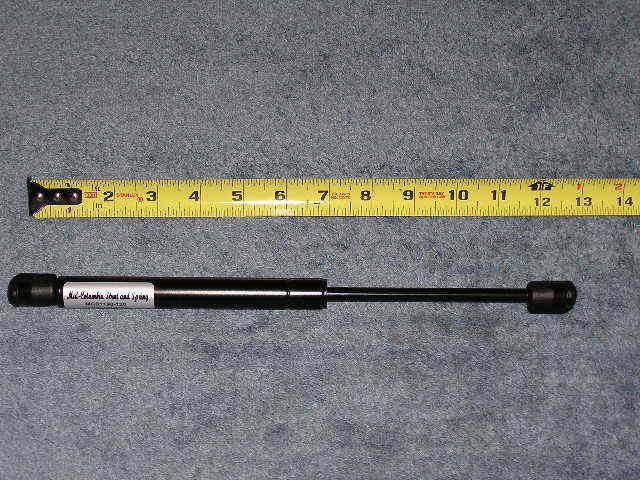 11.9” 90# nitro-prop gas strut toy tool jo job box chest top lid lift shaft arm 