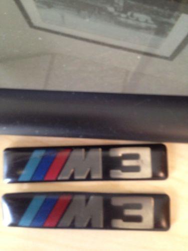 Bmw side fender m3 emblems