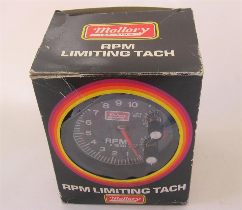 Buy NOS Mallory 11K RPM Large Diameter Tachometer Built In ... 56 plymouth wiring diagram 