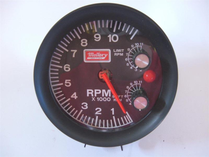 Buy NOS Mallory 11K RPM Large Diameter Tachometer Built In ... 62 chevy impala wiring diagram 
