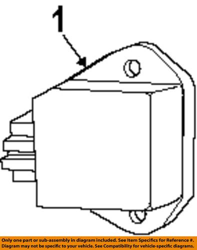 Ford oem xl2z15a272ab daytime running lamp-control module