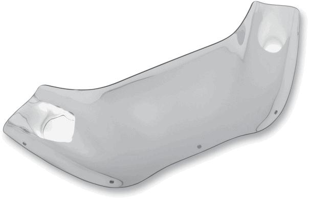 Klock werks flare windshield 8 inch chrome flight 98-11